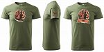 Pánské myslivecké tričko 129 PXT CREATIVE se psem khaki vel. XXL - Obrázek (13)